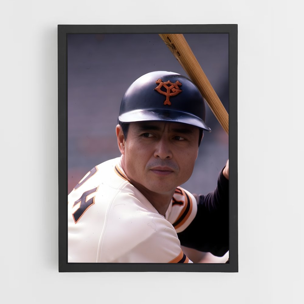 Poster Sadaharu roi – affiche Baseball (vue 2)